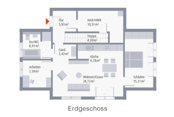 Mehrgenerationenhaus Okal Innennansicht