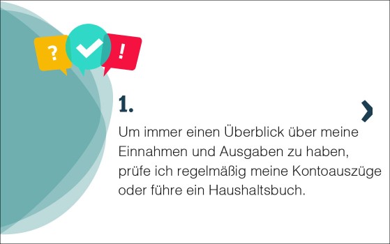 Finanzcheck: Frage zu finanziellem Überblick